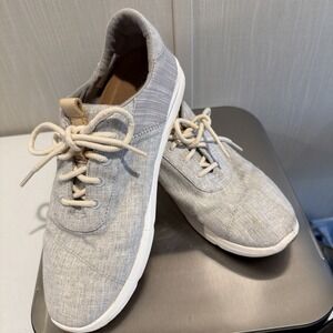 Toms Cabrillo Drizzle Gray Chambray Mix Sneaker Size 9 Canvas Women